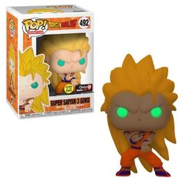 Funko Pop Anime  Dragonball Z DBZ - Super Saiyan 3 Goku #492 Eb Exclusive GID