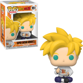 Dragon Ball z Funko Pop! Super Saiyan Gohan with noodles #951