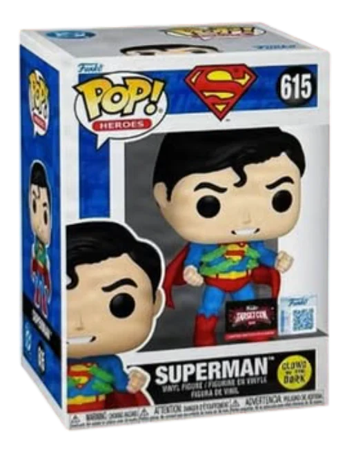 Funko Pop! DC: Heroes - Superman #615 Exclusive GID