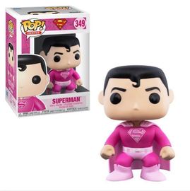 Funko Pop! DC Super Heroes Comics: Superman #349 Breast Cancer Awareness