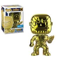 Funko Pop! Marvel  Avengers Infinity War : Walmart Exclusive Thanos #289 Yellow Chrome