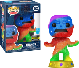 Funko POP! Artist Series Marvel Thanos #52 Infinity Saga Entertainment Earth Exclusive with protector