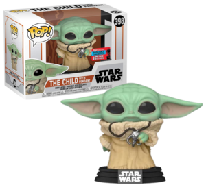 Star Wars Pop! Star Wars Pop!  Grogu The Child with Pendant #398 The Mandalorian 2020 Shared Exclusive