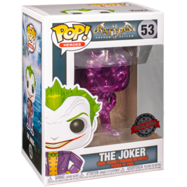 Dc Funko Pop :  Batman Arkham Asylum : Joker #53 Purple Shared Exclusive
