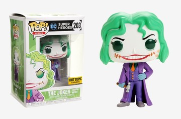 Funko Pop : DC:  Joker #203  Hot Topic Exclusive