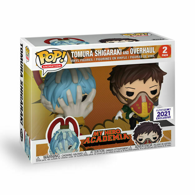Funko! Pop Animation: My Hero Academia Tomura Shigaraki and Overhaul (2 Pack) funamtion exclusive