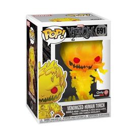 Funko Marvel Pop! Venom : Venomized Human Torch #691 Fantastic Four Shared exclusive