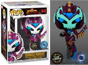 Funko Pop! Marvel: Venomized  Iron Heart #842  PITB CHASE Exclusive  Iron man Ironheart