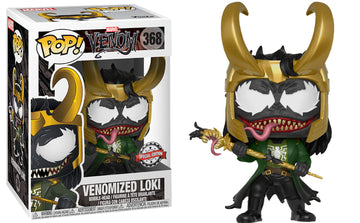 Funko Marvel Pop! Venom : Venomized Loki #368 Shared Exclusive