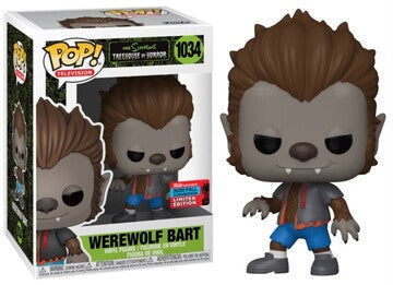 Funko Pop! Simpsons - Treehouse of horror #1034 Werewolf Bart 2020 fall shared sticker