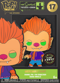 Funko Pop Pin : Simpsons : Werewolf Bart #17 Tree House of Horror Chase