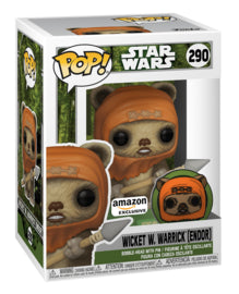 Funko Pop Star Wars Wicket with Warrick endor #290 Amazon Exclusive Ewoks