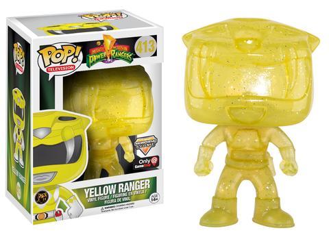 Funko Pop! TV: Mighty Morphin Power Rangers : Yellow Ranger #413 Morphing Gamestop Exclusive