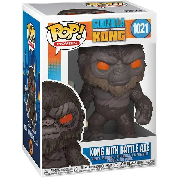 Funko Pop!  Godzilla vs Kong  -  Kong with battle axe #1021