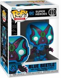 Dc Funko Pop : Super Heroes Dia De Los : Blue Beetle #410