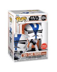 Funko Pop Star Wars #694 501st Clone Trooper Phase II Gamestop Exclusive