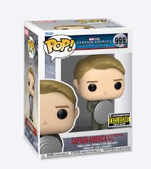 Funko Pop : Marvel : Captain America First Avenger : with prototype shield #999 Entertainment Earth Exclusive