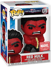 Funko Pop : Marvel : Captain America Brave New World : Red Hulk #1370  Marvel Collector Corps