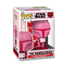 Star Wars Pop! Star Wars Pop! The Mandalorian #495 Valentines Pink