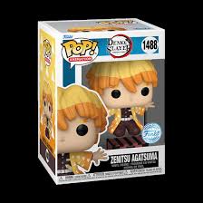 Funko Pop! Anime: Demon Slayer - Zenitsu Agatsuma #1488 Shared Exclusive