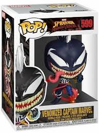 Funko Marvel Pop!  Venomized Spider-man : Venomized Captain Marvel #599