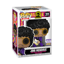 FUNKO POP! MUSIC JIMI HENDRIX in PURPLE SUIT #311 2023 SDCC SHARED EXCLUSIVE