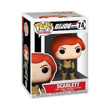 Funko Pop! Retro toys: Gi Joe G I : Scarlett #74 cobra