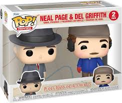 Funko Pop Movies! Neal Page & Del Griffith 2 pack Planes trains and Automobiles