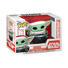 Funko Christmas Pop!  Star Wars Mandalorian  : Grogu #746