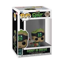 Funko Pop! Marvel Movies:  Groot In onesie #1193 I am Groot Guardians of the Galaxy