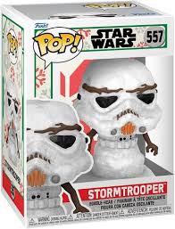 Funko Christmas Pop!  Star Wars Mandalorian  : Snowman : Stormtrooper #557