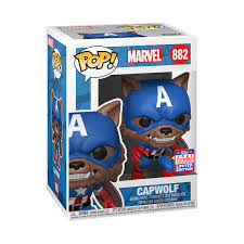 Funko Pop! Marvel: Year of The Shield - Capwolf, Funkon Exclusive 2021