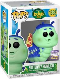 Funko Pop ! SDCC 2023- Shared  Pixar POP! Butterfly Heimlich Bugs Life #1352