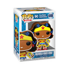 Funko Christmas Pop!  Dc Comics : Ginger Bread Wonder Woman #446