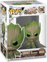 Funko Pop! Marvel tv:  WE ARE GROOT  # 1396  -  POP! GROOT AS Wolverine