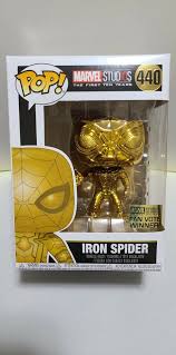 Funko Marvel Pop!  Marvel Studios - Iron Spider Spider-man #440 Gold