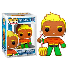 Funko Christmas Pop!  Dc Comics : Ginger Bread Aquaman #445