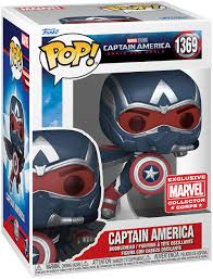 Funko Pop : Marvel : Captain America Brave New World : Captain America #1369 Marvel Collector Corps