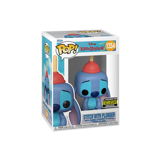 Funko Pop! Disney - Stitch with plunger Entertainment Earth Exclusive #1354