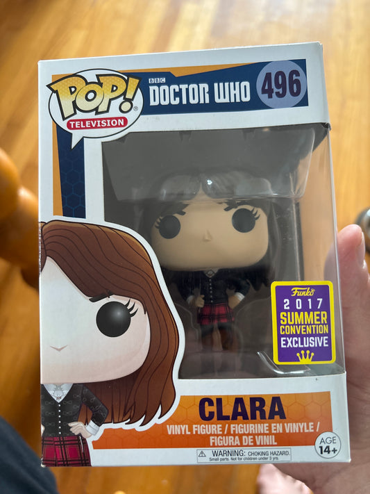 FUNKO POP! Doctor Who : Clara #496 2017 Summer convention Exclusive