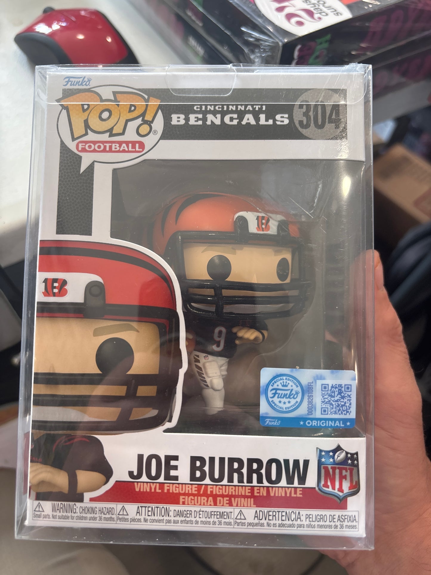 NFL Joe burrow #304 Cincinnati Bengals exclusive