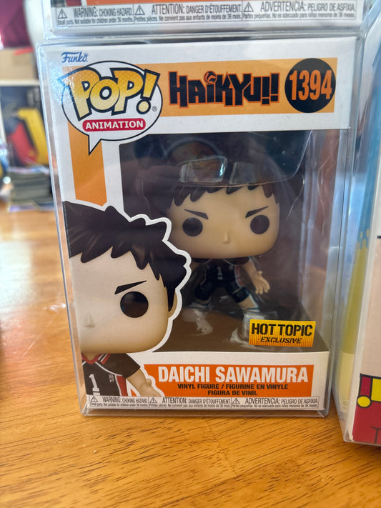 Funko Pop! Animation Haikyu!!  Daichi Sawamura #1394 Hot topic Exclusive