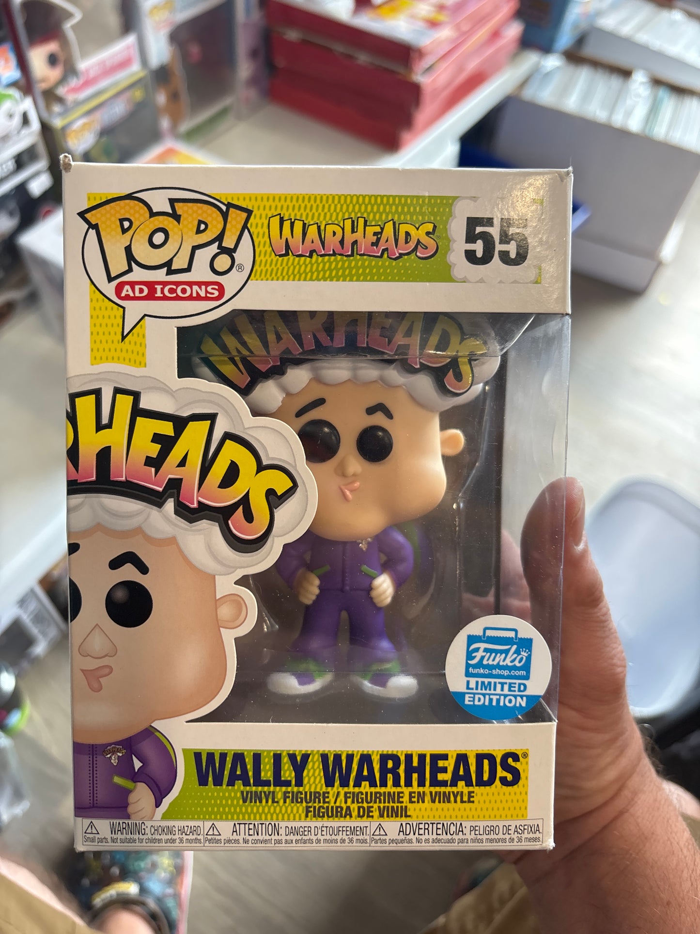 Ad Icons Funko Pop : War Heads Wally Warheads  #55 Funko Store exclusive.