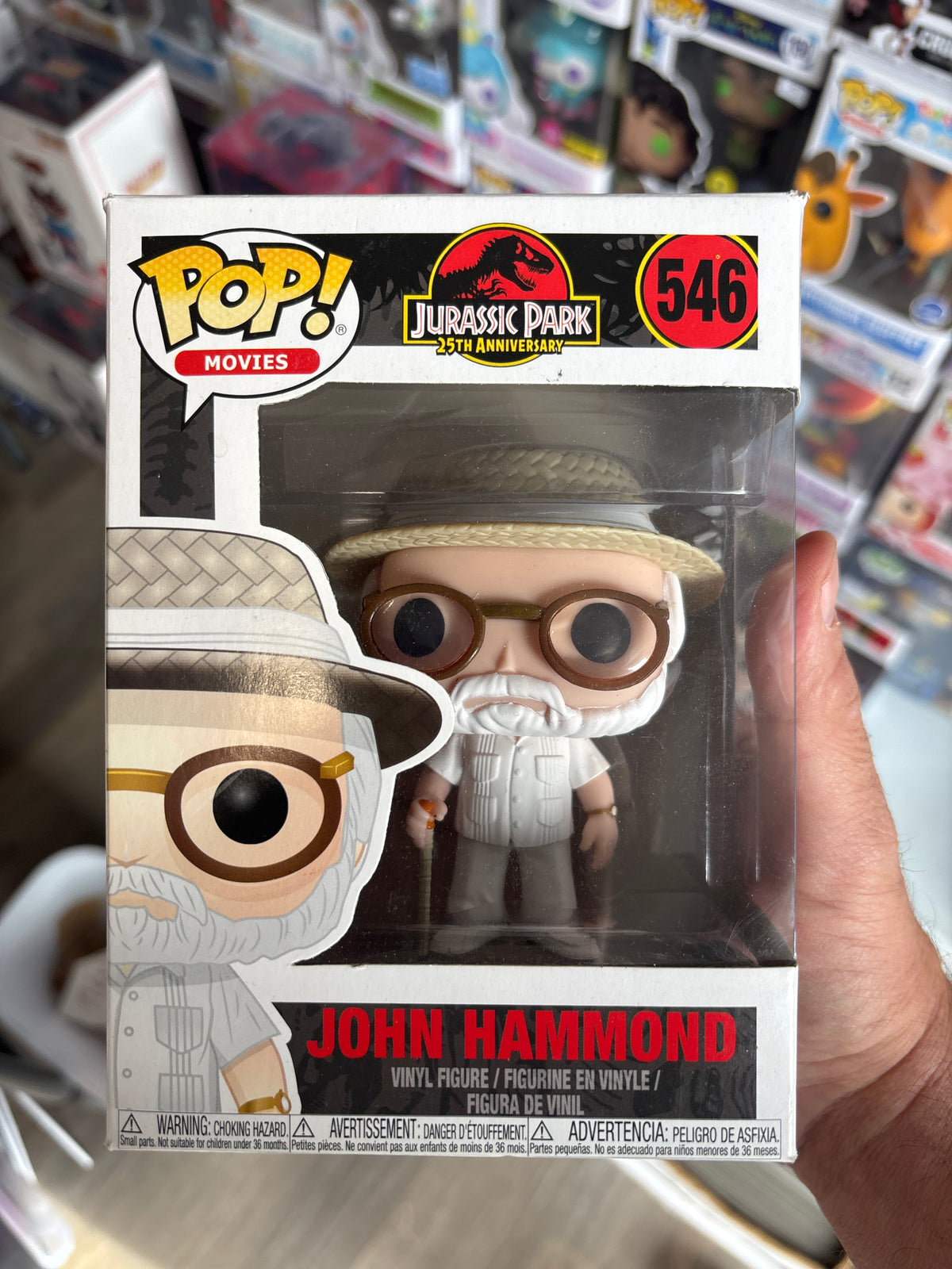 FUNKO POP! Movies: Jurassic Park : John Hammond #546