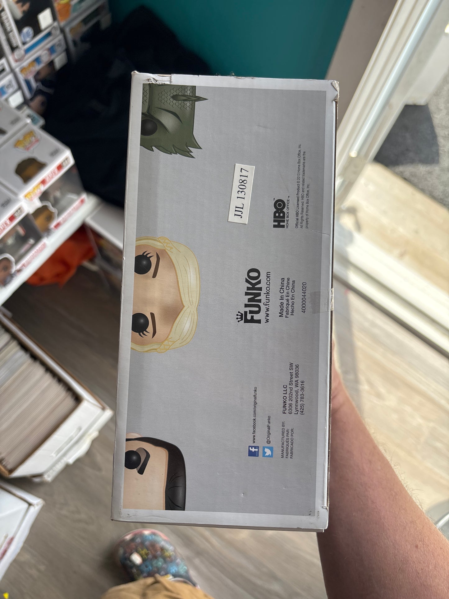 Funko Pop - Game of Thrones - khal khaleesi & rhaegal has slight box damage