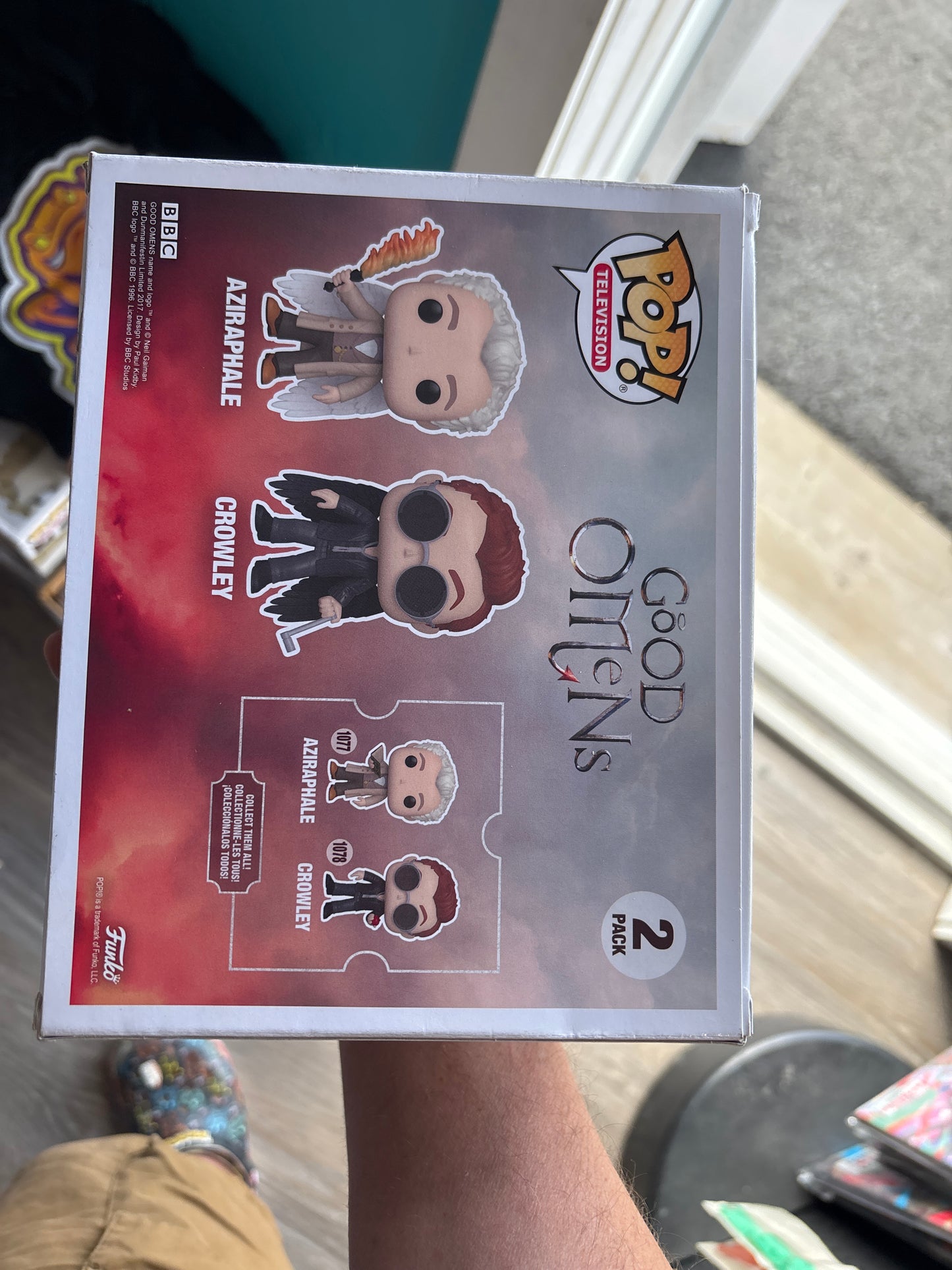 Good Omens : aziraphale & crowley 2 pack