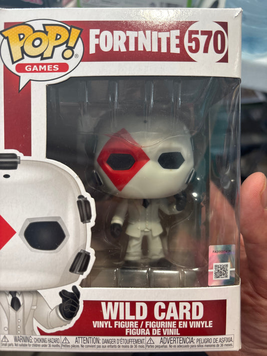 Funko Pop : Video Games : Fortnite : Wild Card #570