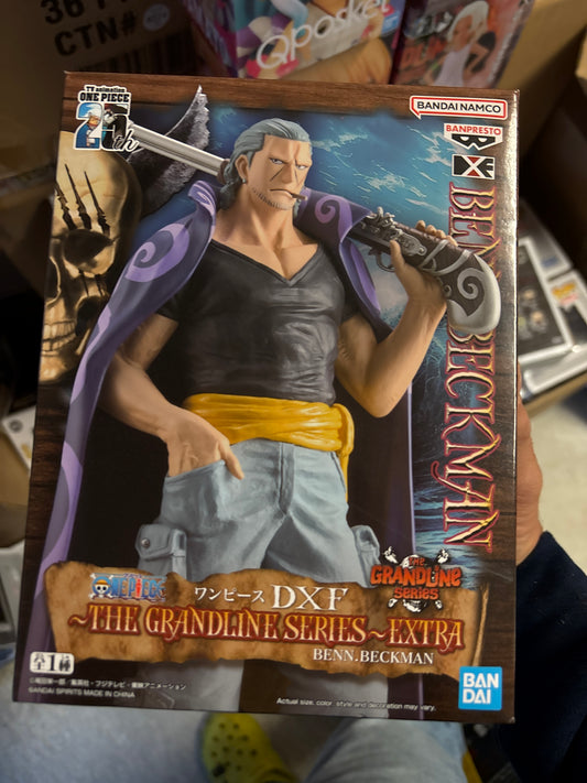 One Piece DXF Grandline Series Extra Benn Beckman Figure Banpresto - Collectible
