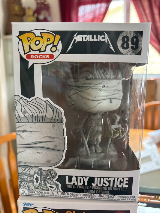 Music Funko Pop!  Metallica : Lady Justice #89