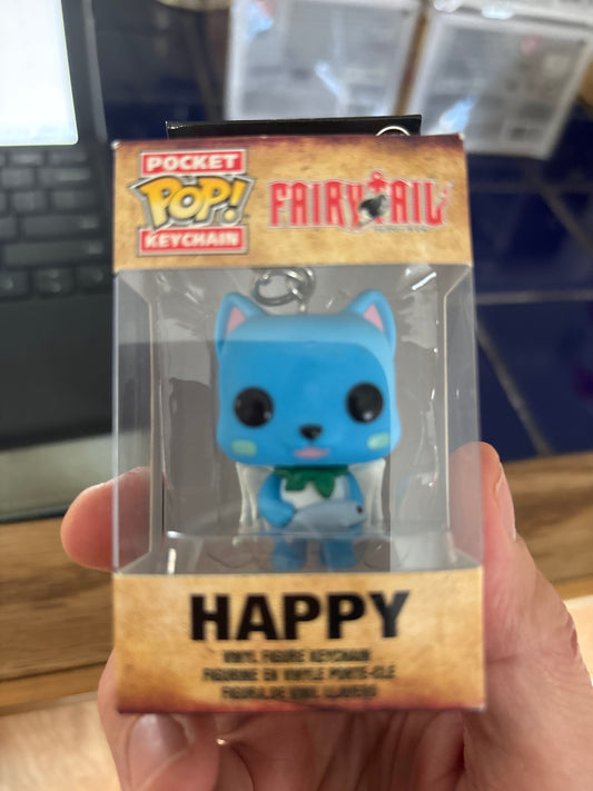 Funko Pop! Anime - Fairy Tail :  Happy Keychain